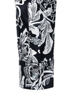 Men's Floral Cotton Casual Button Up Long Sleeve Shirt