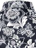 Men's Floral Cotton Casual Button Up Long Sleeve Shirt