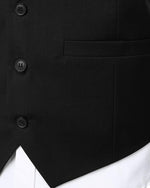 Mens V-Neck Formal Suit Vest Slim Fit Dress Vest Wedding Waistcoat for Tuxedo