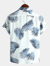 Men's Casual Holiday Cotton Pocket Short Sleeve Shirt