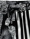 Men's Tiger and Black Striped Animal Beach Hawaiian Aloha Shorts