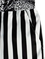 Men's Tiger and Black Striped Animal Beach Hawaiian Aloha Shorts