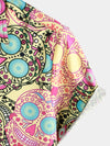 Men's Funny Skull Print Short Sleeve Shirt