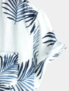 Men's Casual Holiday Cotton Pocket Short Sleeve Shirt