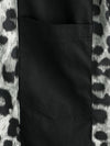 Men's Leopard Print Boling Casual Button Up Short Sleeve Hawaiian Summer Shirt