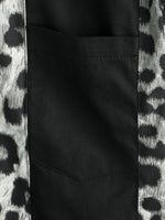 Men's Leopard Print Boling Casual Button Up Short Sleeve Hawaiian Summer Shirt