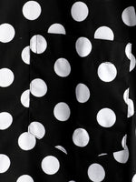 Men's Polka Dots Cotton Pocket Casual Short Sleeve Shirt