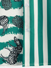 Men's Short Sleeve Striped Pocket Hawaiian Shirt
