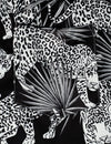 Men's Tiger and Black Striped Animal Beach Hawaiian Aloha Shorts