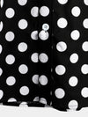 Men's Polka Dots Cotton Pocket Casual Short Sleeve Shirt