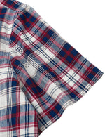 Men's Linen Plaid Pocket Summer Cowboy Check Short Sleeve Button Up Western Shirt