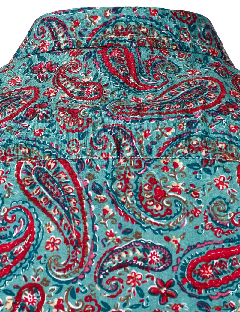 Men's Flower Casual Button Down Hawaiian Shirts&Shorts