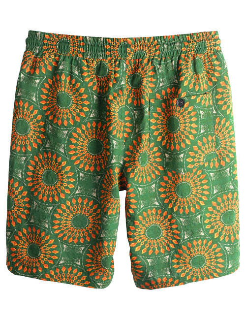 Men's Hawaiian Casual Cotton Shorts