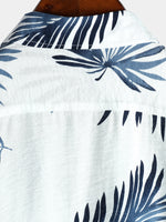 Men's Casual Holiday Cotton Pocket Short Sleeve Shirt
