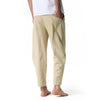 Men's Cotton Loose Casual Lightweight Elastic Waist Pants