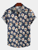 Bundle Of 3| Men's Floral Cotton Tropical Hawaiian Shirts