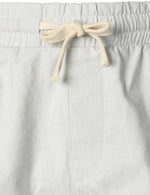 Men's Solid Color Linen Cotton Casual Shorts