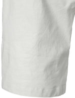 Men's Solid Color Linen Cotton Casual Shorts