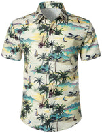 Men's Summer Casual Hawaiian Shirt & Shorts Set