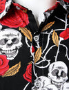 Men's Floral Long Sleeve Cotton Casual Button Down Shirt