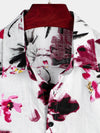 Men's Floral Cotton Pocket Tropical Hawaiian Shirt