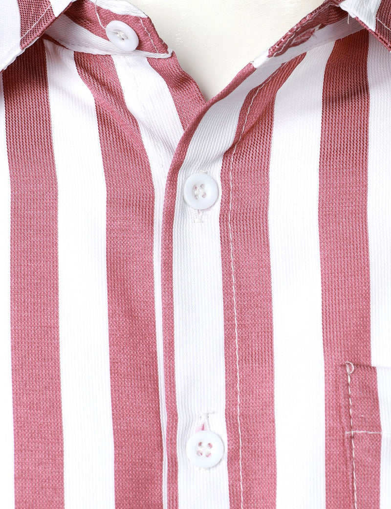 Men's long sleeve striped shirt
