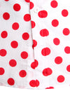 Men's Polka Dots Pocket Cotton Long Sleeve Shirt