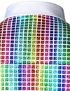 Men's Dress Shirt Sequins Button Down Long Sleeve Shirts Disco Party Costume