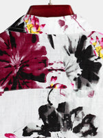 Men's Floral Cotton Pocket Tropical Hawaiian Shirt