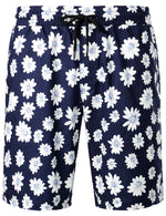 Men's Hawaiian Printed Cotton Casual Shorts
