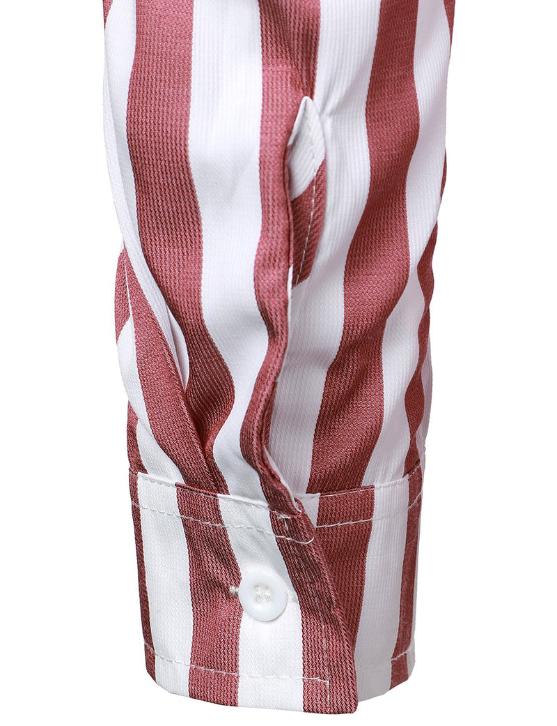Men's long sleeve striped shirt