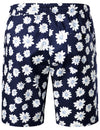 Men's Hawaiian Printed Cotton Casual Shorts