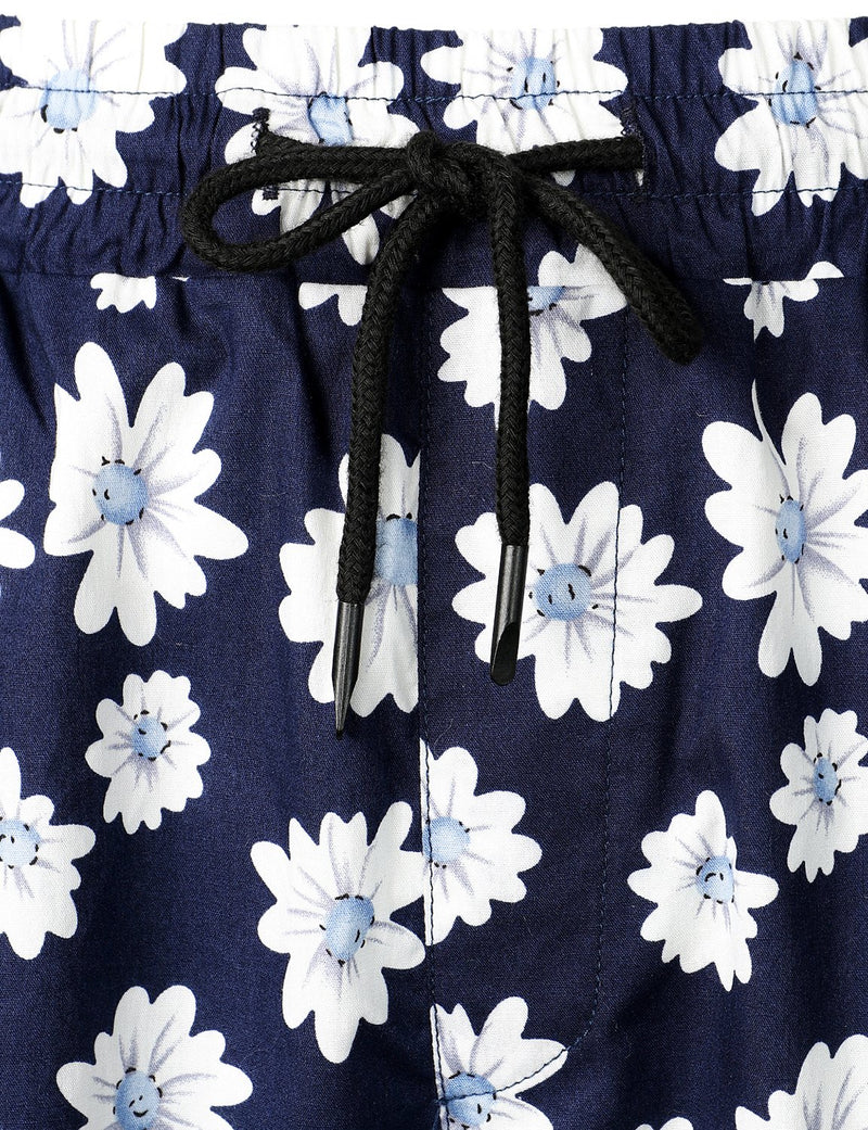 Men's Hawaiian Printed Cotton Casual Shorts