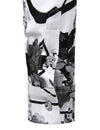 Men's Floral Long Sleeve Cotton Casual Button Down Shirt