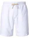 Men's Solid Color Linen Cotton Casual Shorts