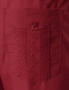 Men's Short Sleeve Button Down Cuban Guayabera Shirts Casual Suits