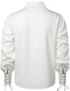 Mens Renaissance Shirts Gothic Pirate Cosplay Costume Tops