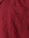 Men's Short Sleeve Button Down Cuban Guayabera Shirts Casual Suits