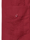 Men's Short Sleeve Button Down Cuban Guayabera Shirts Casual Suits