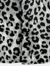 Men's Cotton Casual Leopard-Print Short Sleeve Shirt