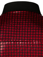 Men's Dress Shirt Sequins Button Down Long Sleeve Shirts Disco Party Costume