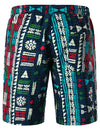 Men's Navy Blue Retro Casual Cotton Summer Shorts