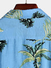 Men's Tropical Fruit Pineapple Holiday Cotton Shirt
