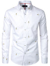 Men's Casual Long Sleeve Cotton Shirt