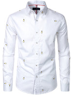 Men's Casual Long Sleeve Cotton Shirt