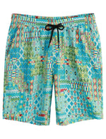Men's Retro Blue Casual Cotton Breathable Shorts