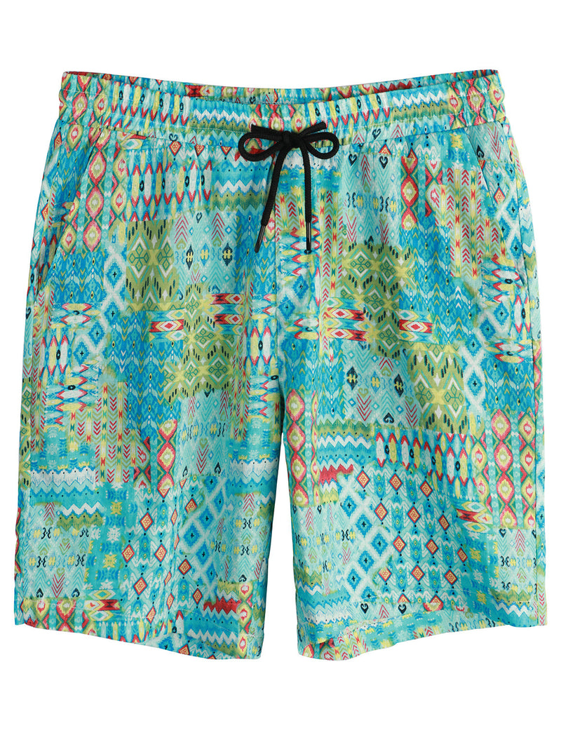 Men's Retro Blue Casual Cotton Breathable Shorts