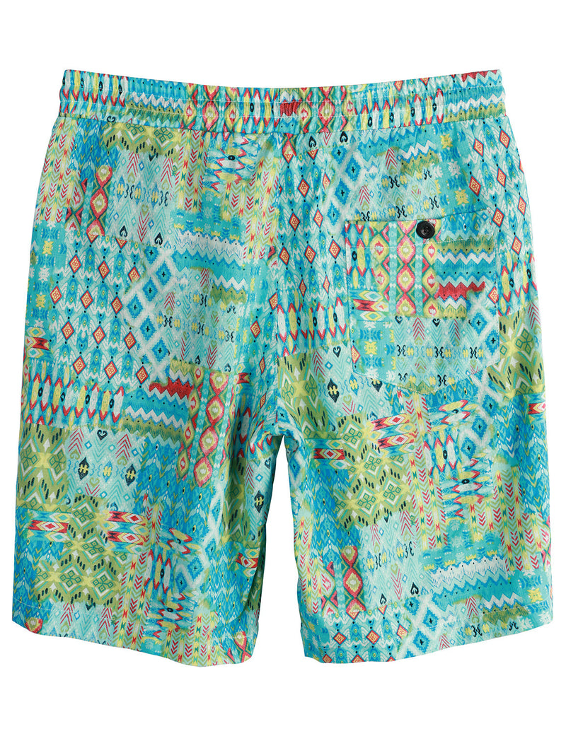Men's Retro Blue Casual Cotton Breathable Shorts