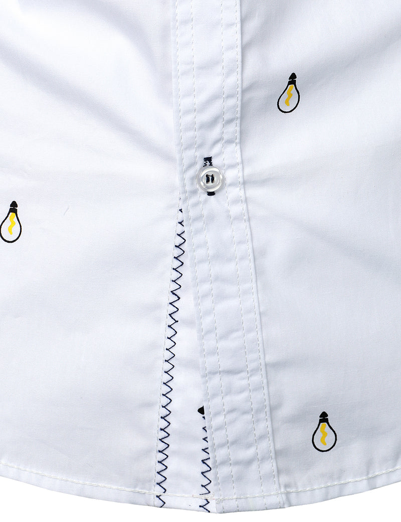 Men's Casual Long Sleeve Cotton Shirt