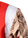 Men's Christmas Print Funny Novelty Cool Skull Ugly Regular Fit Long Sleeve Shirt